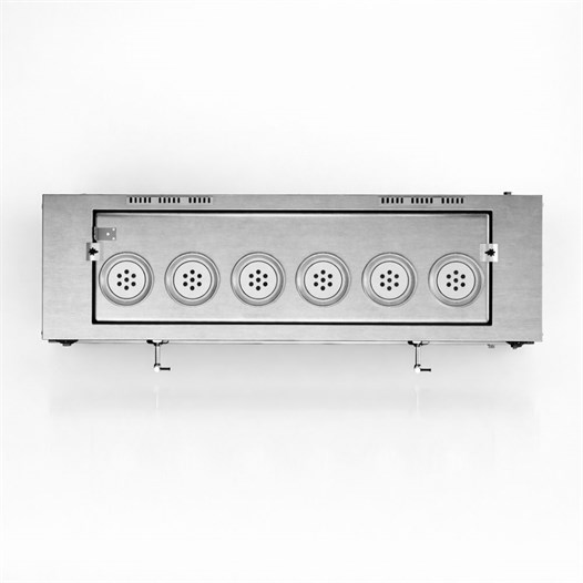 Anka Pro Kompakt Full Otomatik Çay Makinası 6 Demlikli 60 Litre Siyah Elektrikli Tüplü