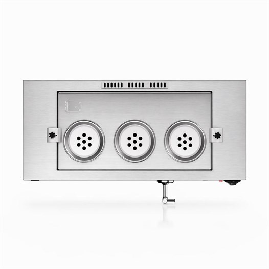 Anka Pro Kompakt Full Otomatik Çay Makinası 3 Demlikli 30 Litre Siyah Elektrikli Doğalgazlı