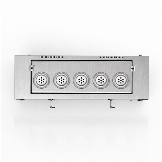 Anka Pro Kompakt Full Otomatik Çay Makinası 5 Demlikli 50 Litre Siyah Elektrikli Doğalgazlı