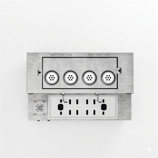 Anka Pro Plus Otomatik Çay Kazanı 4 Demlikli 40 Litre Siyah Tüp+Elektrik