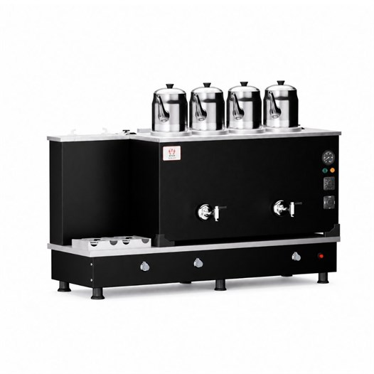 Anka Tüplü Statik Turbo Hibrit 4 Demlik 40 Litre Çay Makinesi