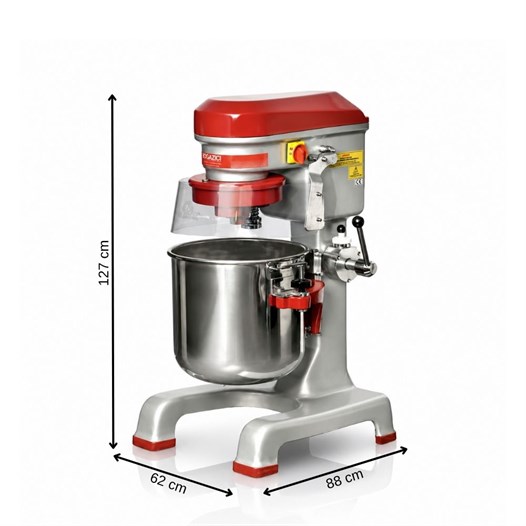 Boğaziçi 60 Litre Döküm Gövde Planet Mikser 380V