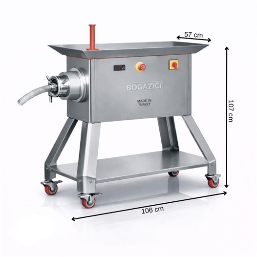 Boğaziçi No 42 Sinir Ayıklamalı Ayaklı Soğutmalı Kıyma Makinesi 380V