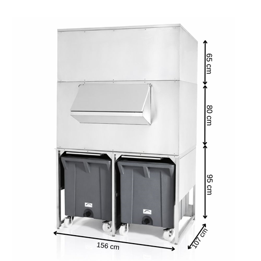 Brema 108x2 kg Araba Kapasiteli 1000 kg Buz Haznesi – DRB 1200