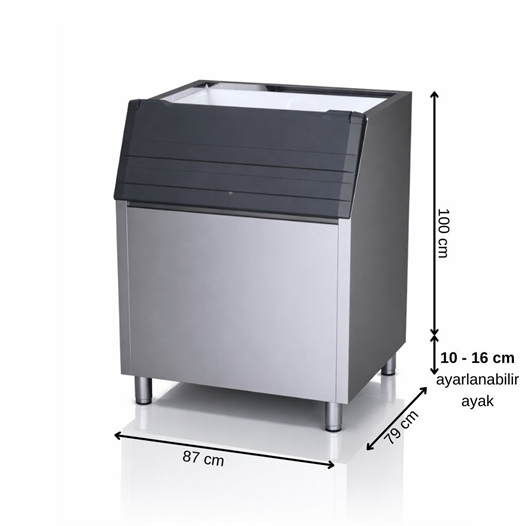 Brema 200 kg Kapasiteli Buz Depolama Alt Haznesi – BIN 200