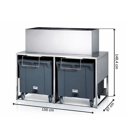 Brema 108x2 kg Araba Kapasiteli 135 kg Buz Haznesi – DRB 100
