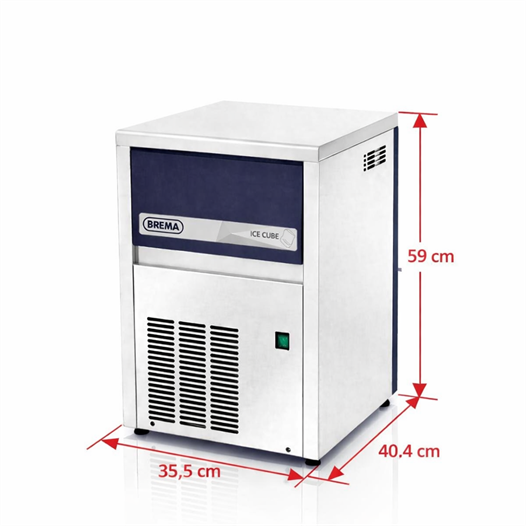 Brema 23 kg/gün Hazneli Ticari Küp Buz Makinesi – CB 184 A HC
