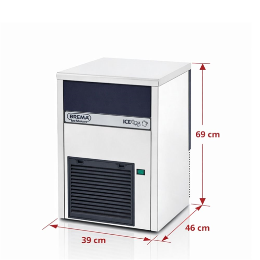 Brema 32 kg/gün Hazneli Ticari Küp Buz Makinesi – CB 249 A HC