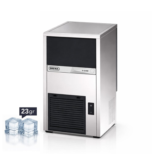 Brema 32 kg/gün Hazneli Ticari Küp Buz Makinesi – CB 249 A HC B-QUBE