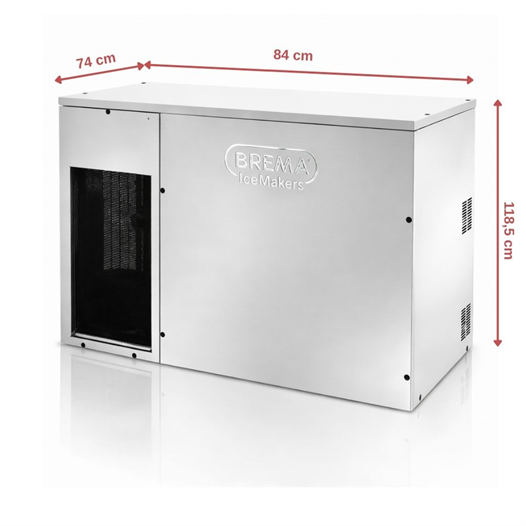 Brema 320 kg/gün Profesyonel Küp Buz Makinesi – C 300 A