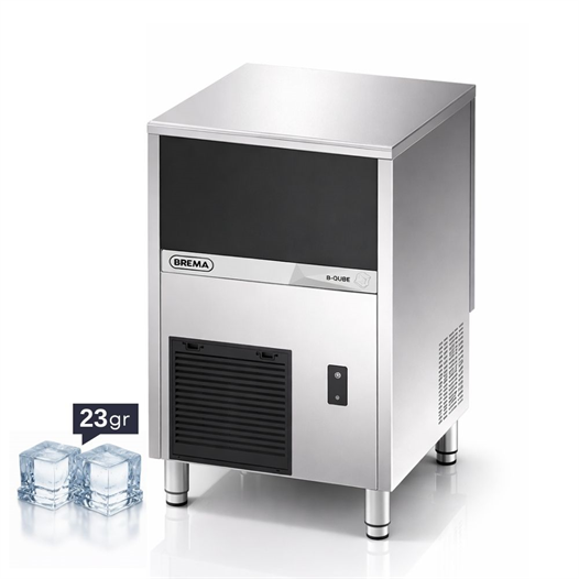 Brema 44 kg/gün Hazneli Ticari Küp Buz Makinesi – CB 416 A HC B-QUBE