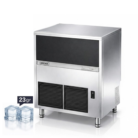 Brema 73 kg/gün Hazneli Ticari Küp Buz Makinesi – CB 640 A HC B-QUBE