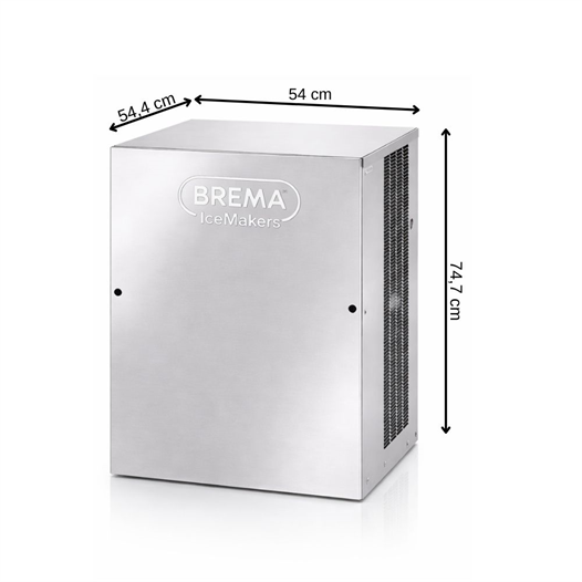 Brema 140 kg/gün Haznesiz Hızlı Küp Buz Makinesi – VM 350 A