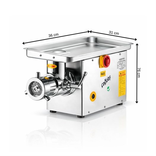 Çağdaş No 22 Sök Tak Kafa Paslanmaz Kıyma Makinesi 220V