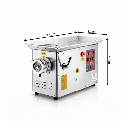 Çağdaş No 22 Sök Tak Kafa Soğutmalı Paslanmaz Kıyma Makinesi 220V
