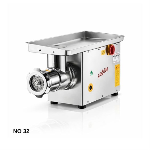 Çağdaş No 32 Sifero Çelik Kaplama Kıyma Makinesi 220V