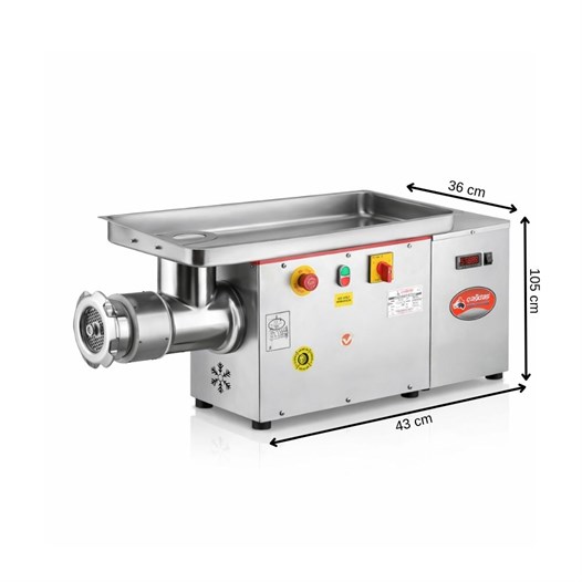 Çağdaş No 32 Dıştan Soğutmalı Sifero Çelik Kıyma Makinesi 380V