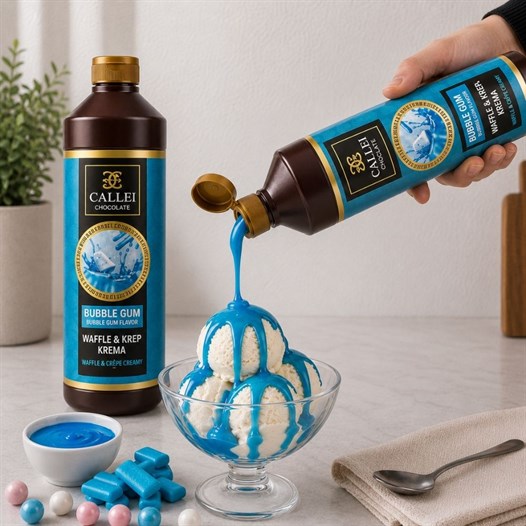 Callei Bubble Gum Waffle Sos 1 Kg