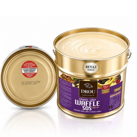 Callei Drou Eko Beyaz Waffle Krep Pankek Sos 10 Kg