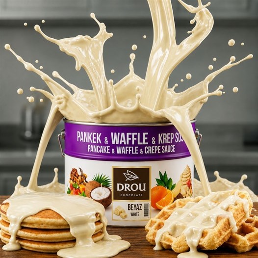Callei Drou Extra Beyaz Waffle Krep Pankek Sos 10 Kg