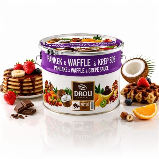 Callei Drou Extra Sütlü Waffle Krep Pankek Sos 10 Kg
