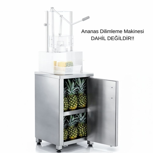 Cancan Ananas Soyma ve Dilimleme Makinesi Standı