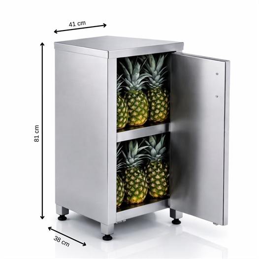 Cancan Ananas Soyma ve Dilimleme Makinesi Standı
