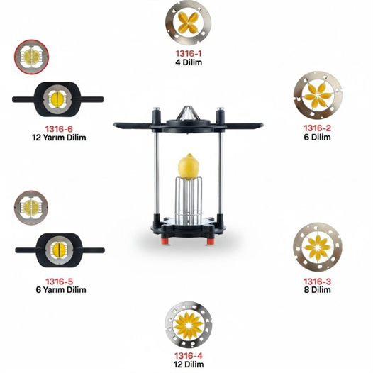 Cancan Limon Dilimleme Makinesi – CAN 1316