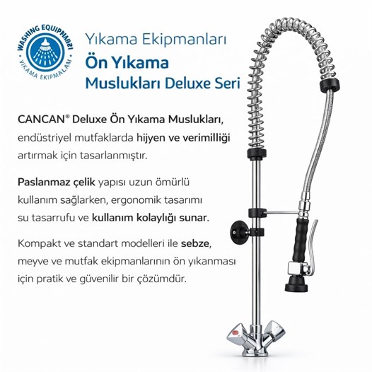 Cancan MT01 Deluxe Tezgaha Monte Mutfak Bataryası