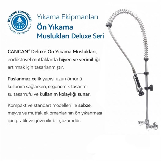 Cancan MT03 Deluxe Duvara Monte Mutfak Bataryası