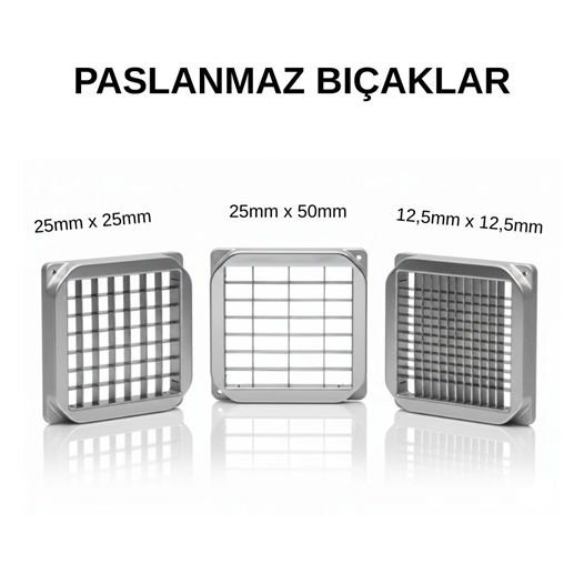 Cancan Profesyonel Sebze ve Meyve Doğrama Makinesi