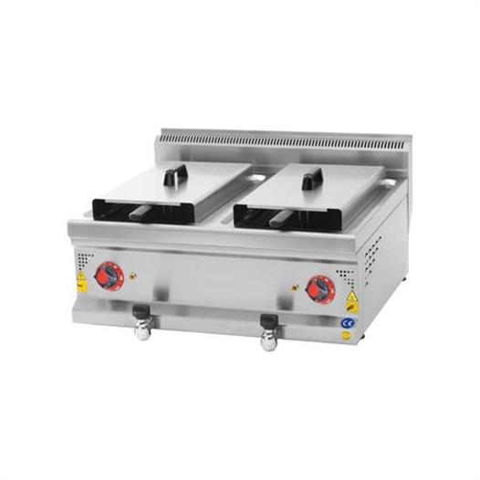CSA Karacasan 600 Seri Çiftli Set Üstü Elektrikli Fritöz