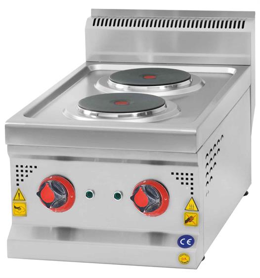 CSA Karacasan 600 Seri Set Üstü Elektrikli İki Gözlü Ocak