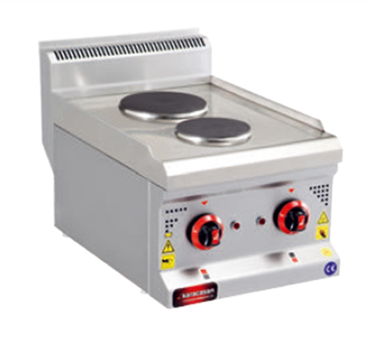 CSA Karacasan 600 Seri Set Üstü Elektrikli İki Gözlü Ocak