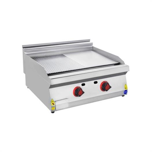 CSA Karacasan 80 cm 700 Seri Set Üstü Doğalgazlı Yarı Kanallı Izgara