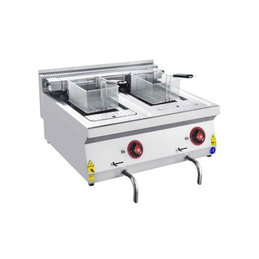 CSA Karacasan 80 cm 700 Seri Set Üstü Edge Elektrikli Fritöz