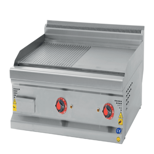 CSA Karacasan 120 cm 700 Seri Set Üstü Doğalgazlı Yarı Kanallı Izgara 120x70x85Cm