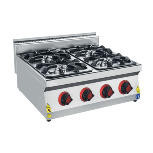 CSA Karacasan 700 Seri Set Üstü Doğalgazlı Dört Gözlü Ocak