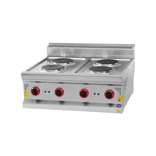 CSA Karacasan 700 Seri Set Üstü Elektrikli Dört Göz Ocak