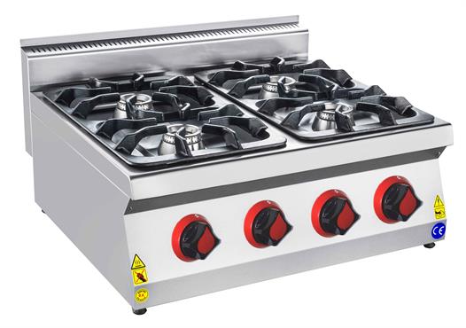 CSA Karacasan 700 Seri Set Üstü Doğalgazlı Dört Gözlü Ocak