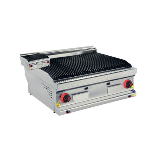 CSA Karacasan 80 cm 700 Seri Set Üstü Doğalgazlı Dökümlü Lavataş Izgara 80x70x85Cm