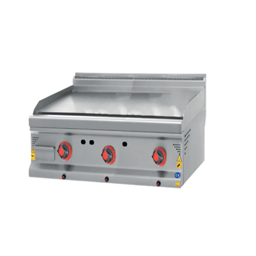 CSA Karacasan 900 Seri Set Üstü 120 cm Doğalgazlı Düz Pleyt Izgara 120x90x85Cm