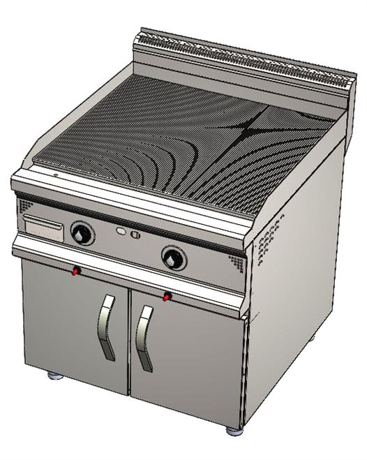 CSA Karacasan 900 Seri Dolaplı Tüplü Sulu Sistem Izgara 80x90x85Cm