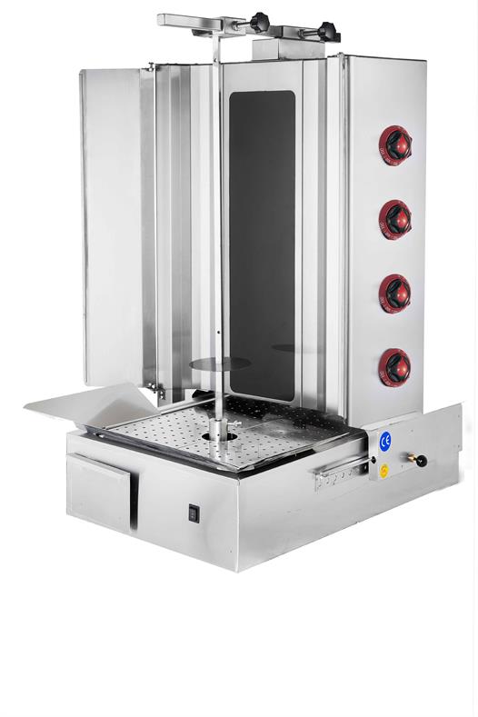 CSA Karacasan  Elektrikli 4 Radyan Alttan Motorlu Döner Ocağı Makinesi