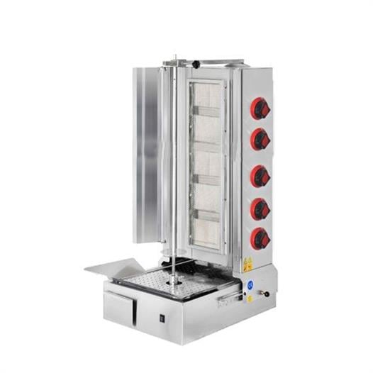 CSA Karacasan  Tüplü 5 Radyanlı Alttan Motorlu Döner Ocağı Makinesi