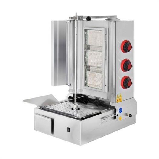 CSA Karacasan  Tüplü 3 Radyanlı Alttan Motorlu Döner Ocağı Makinesi