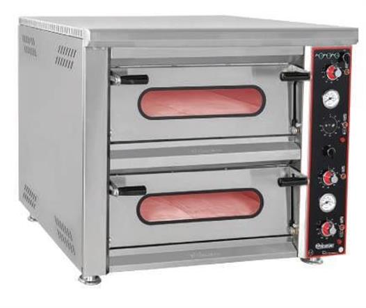 Himaksan Çift Katlı Pizza Fırını Elektrikli 6 + 6 Pizza