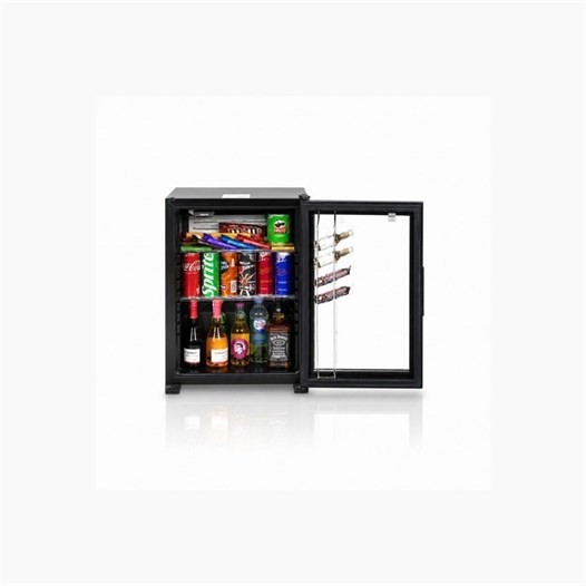 Holuxe HLX40-GEX 40 Litre Cam Kapılı Otel Tipi Minibar Siyah