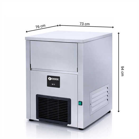 Iceinox 130 kg/gün Kendinden Hazneli Gurme Buz Makinesi – ICE 130