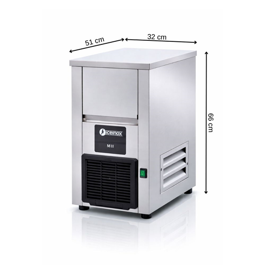 Iceinox 25 kg/gün Kendinden Hazneli Gurme Buz Makinesi – ICE 25